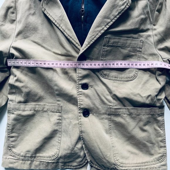 GAP KIDS faux-hoodie cotton jacket size M/8 - Picture 16 of 16